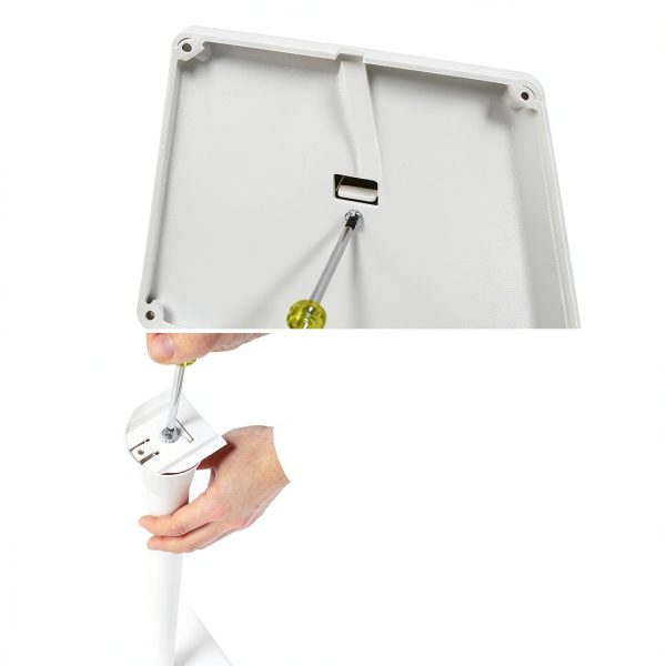 Sanus - Height-Adjustable Speaker Stands for Sonos Era 100 - Pair - White-7