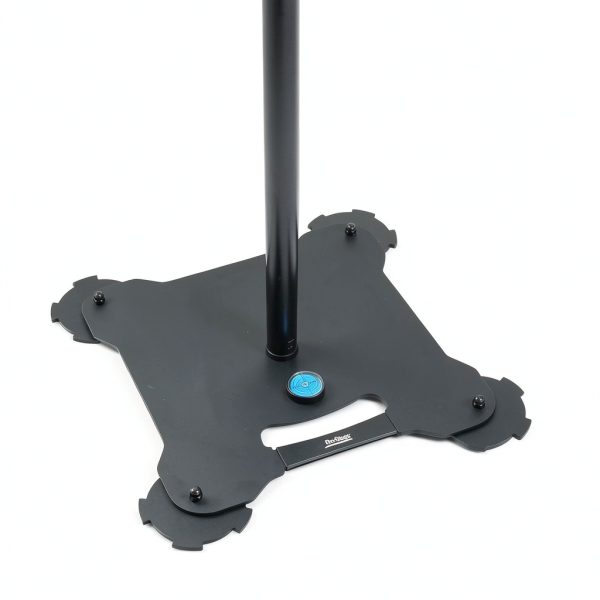 On Stage Stands - On-Stage Production Grade SS8000 Speaker/Lighting Stand – Supports Up to 65lbs, Adjustable Feet & Height Extend 54-98" - Black-9