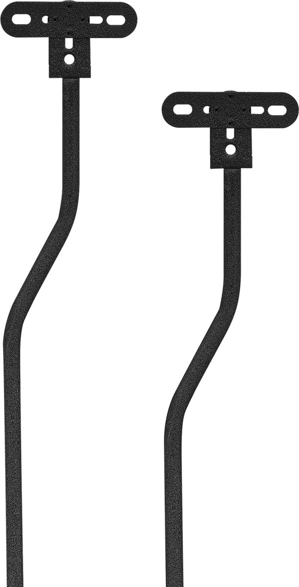 Insignia™ - 28 – 38" Adjustable Height Speaker Stands for Satellite Speakers - Black-7