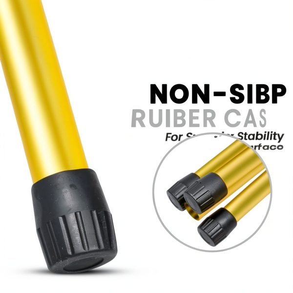5 CORE Speaker Stand 31 to 36in Yellow Heavy Duty Tripod 132lb-5
