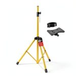 5 CORE Speaker Stand 31 to 36in Yellow Heavy Duty Tripod 132lb-0