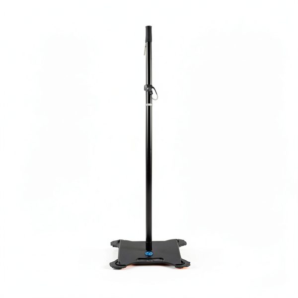 On Stage Stands - On-Stage Production Grade SS8000 Speaker/Lighting Stand – Supports Up to 65lbs, Adjustable Feet & Height Extend 54-98" - Black-2