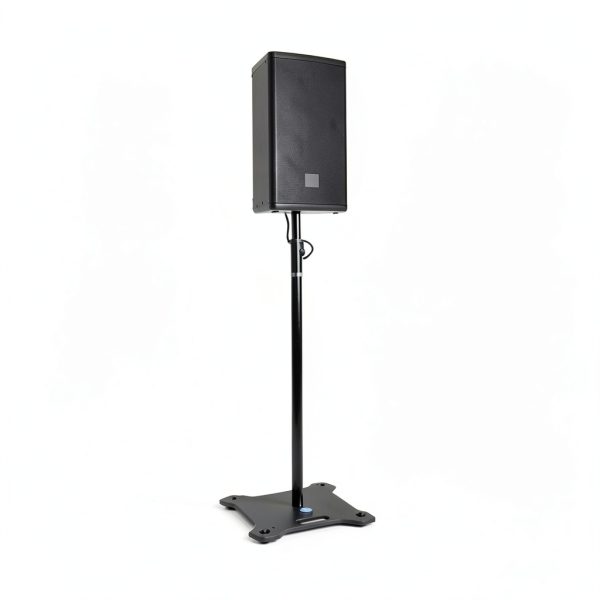 On Stage Stands - On-Stage Production Grade SS8000 Speaker/Lighting Stand – Supports Up to 65lbs, Adjustable Feet & Height Extend 54-98" - Black-11