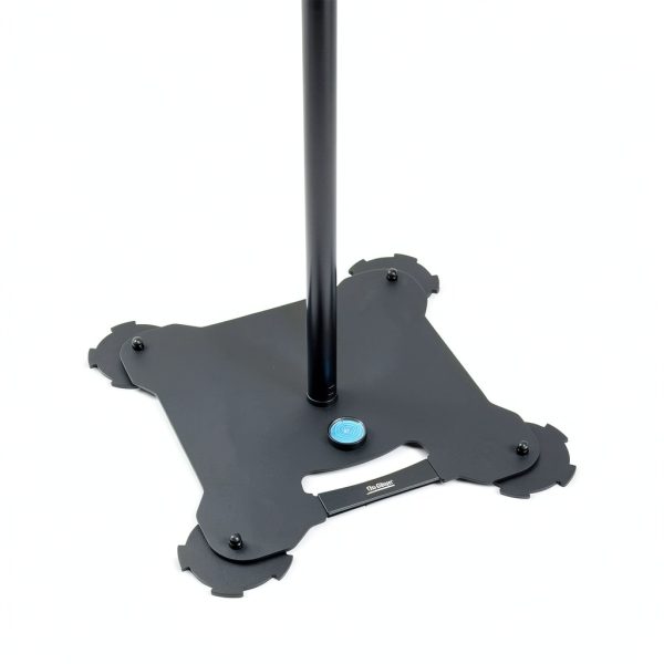 On Stage Stands - On-Stage Production Grade SS8000 Speaker/Lighting Stand – Supports Up to 65lbs, Adjustable Feet & Height Extend 54-98" - Black-4