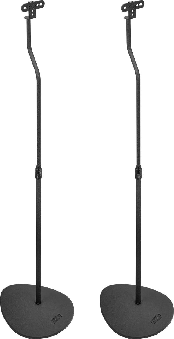 Insignia™ - 28 – 38" Adjustable Height Speaker Stands for Satellite Speakers - Black-10
